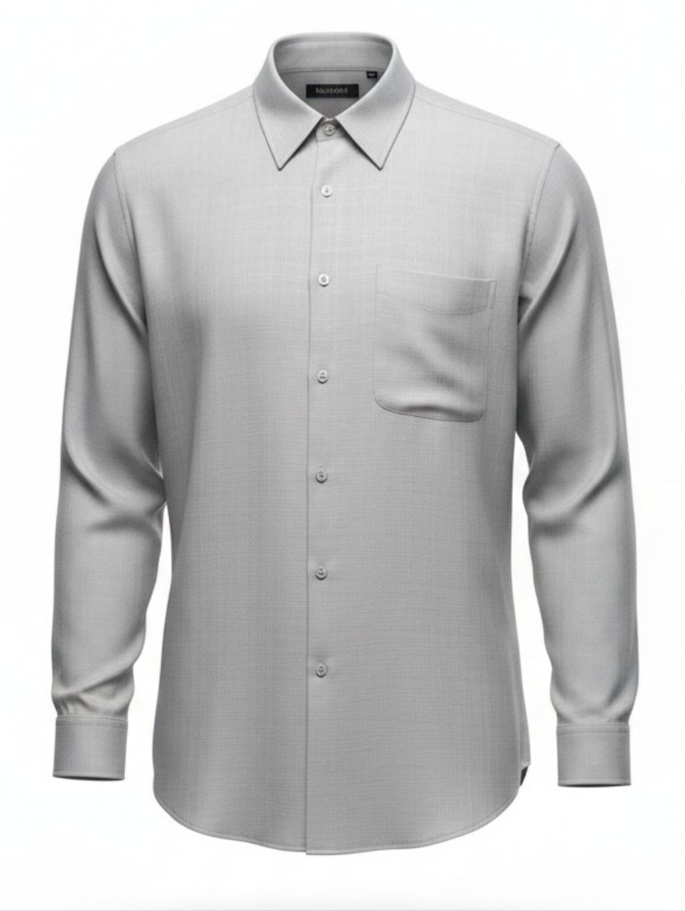 Bachrach men's gray silk button down microplaid shirt size XXL